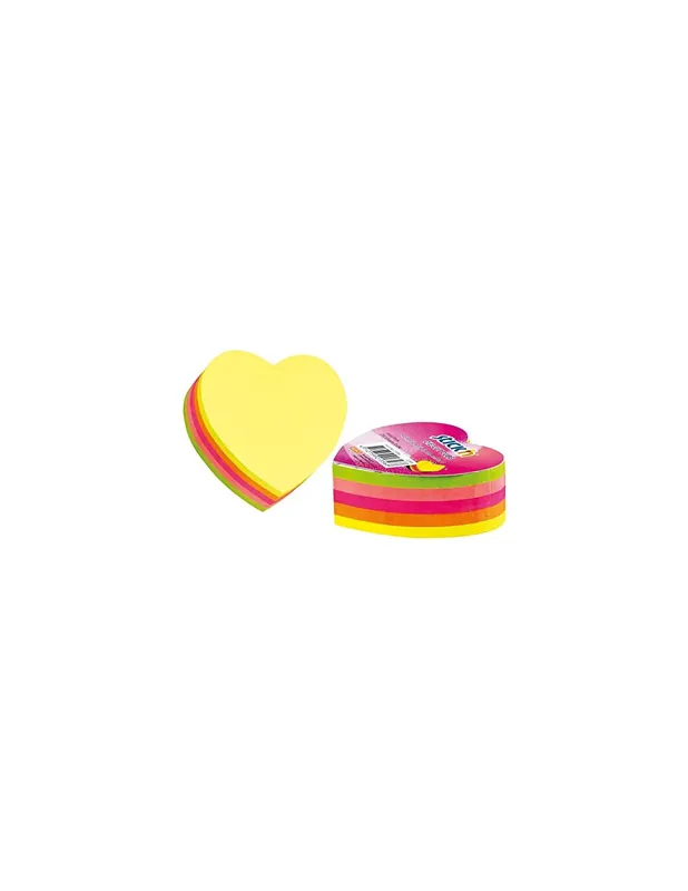 Bigliettini Adesivi Super Sticky A Forma Di Cuore