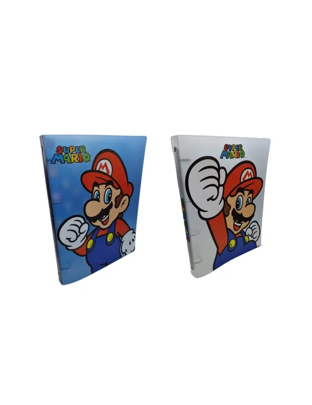 Raccoglitore 4 Anelli Super Mario Copertina In Ppl
