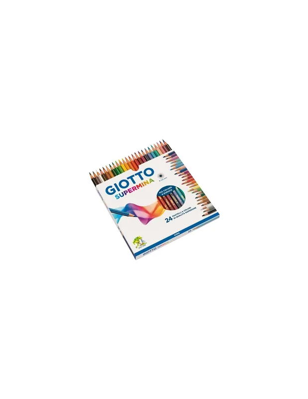 Pastelli Giotto Supermina Matite Colorate Scatola Da 24pz