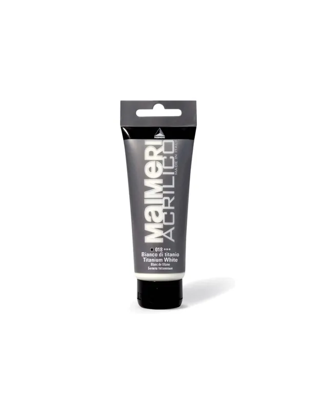 Maimeri Vernice Acrilica Bianco Di Titanio 75ml