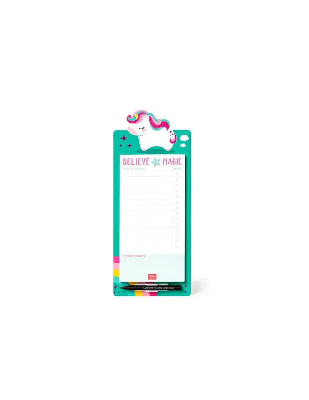 Block Notes Magnetico Unicorno Con Matita Legami