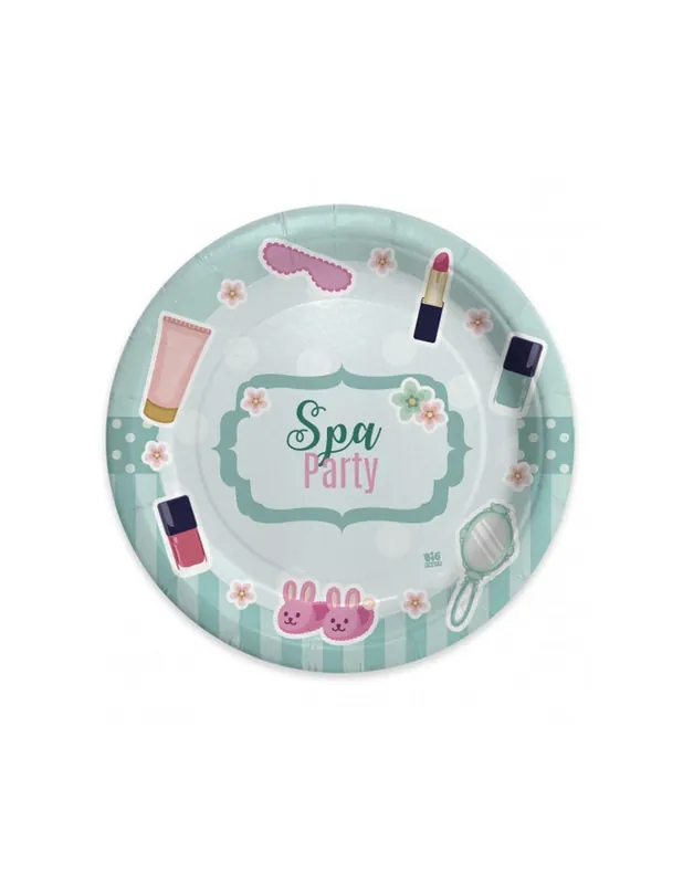 Piatti Di Carta Piani Spa Party diam 24cm 8pz.