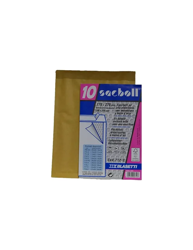 Confezione 10 Buste Bolle Ad Aria C 170x270mm