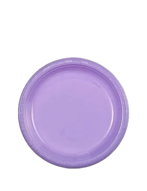 Piatti Di Plastica Piani Frutta/Dessert-Turchese set 10Pz.