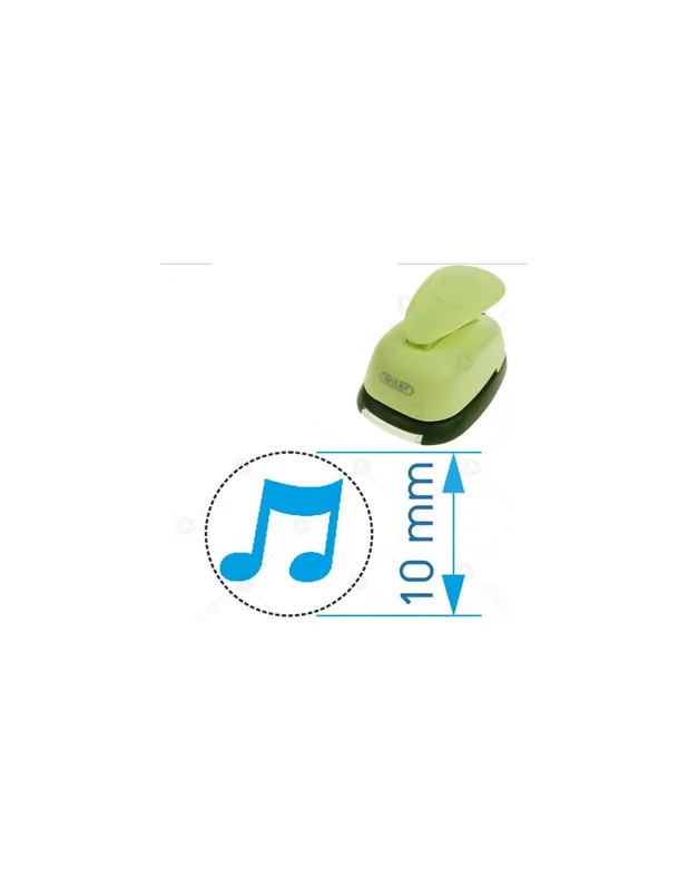 Fustella A Forma Di Nota Musicale Perforatrice Sagomata 10mm