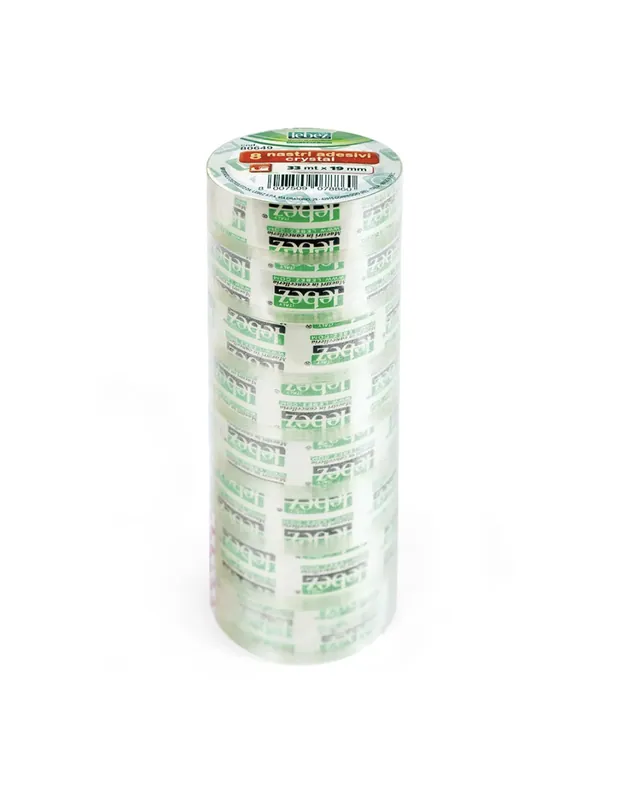 Nastro Adesivo Crystal Lebez 19x33mm 8pz