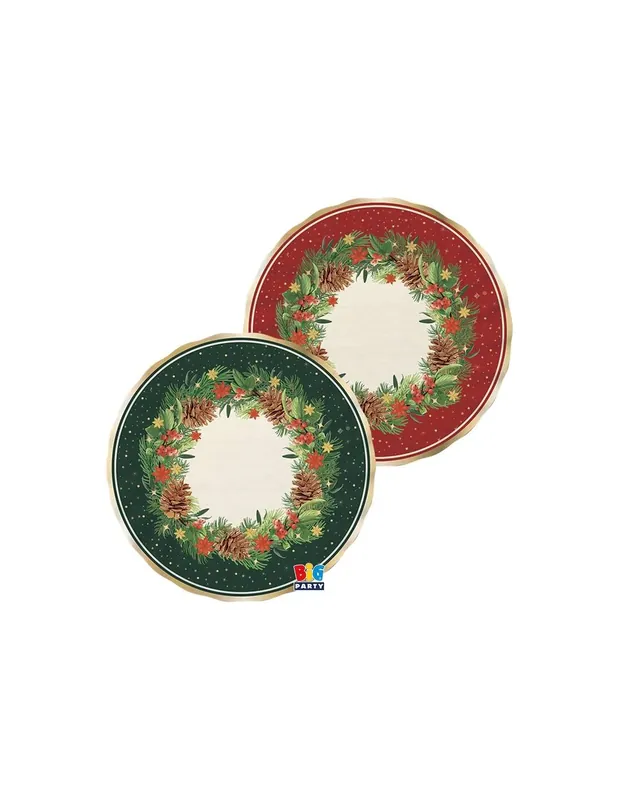 6 Piatti Assortiti Christmas Twinkle 30cm