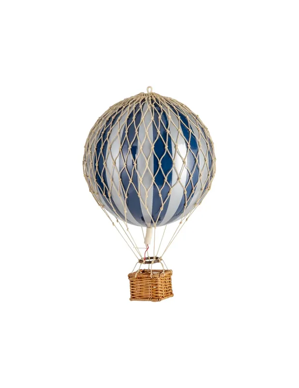 Mongolfiera Silver Navy Accessorio Cameretta 30cm