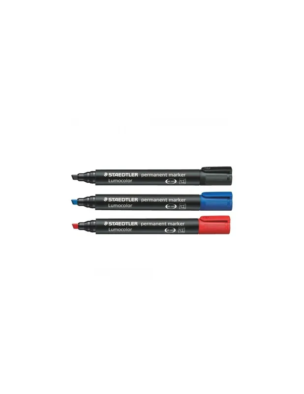Pennarello Marcatore Staedtler Lumocolor Permanent Punta Scalpello da 2,0mm a 5,0mm