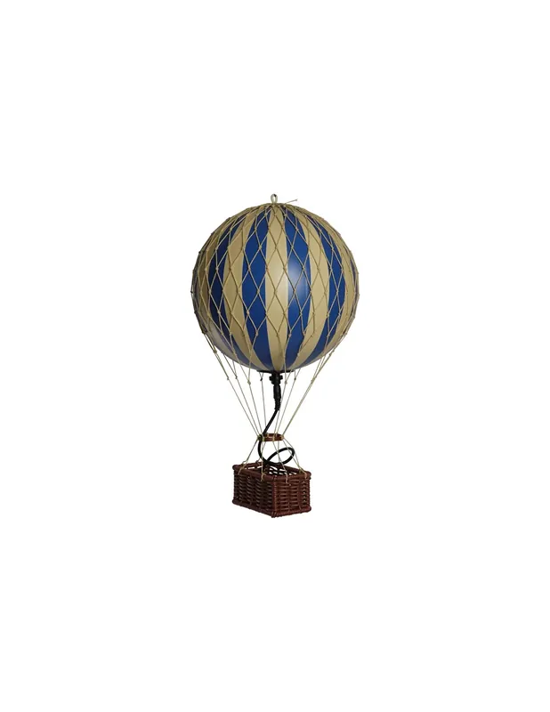 Mongolfiera Led Blu Accessorio Cameretta 30cm