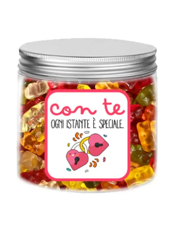 Varzilicious Barattolo Caramelle Haribo Con Te Ogni Istante E‘ Speciale