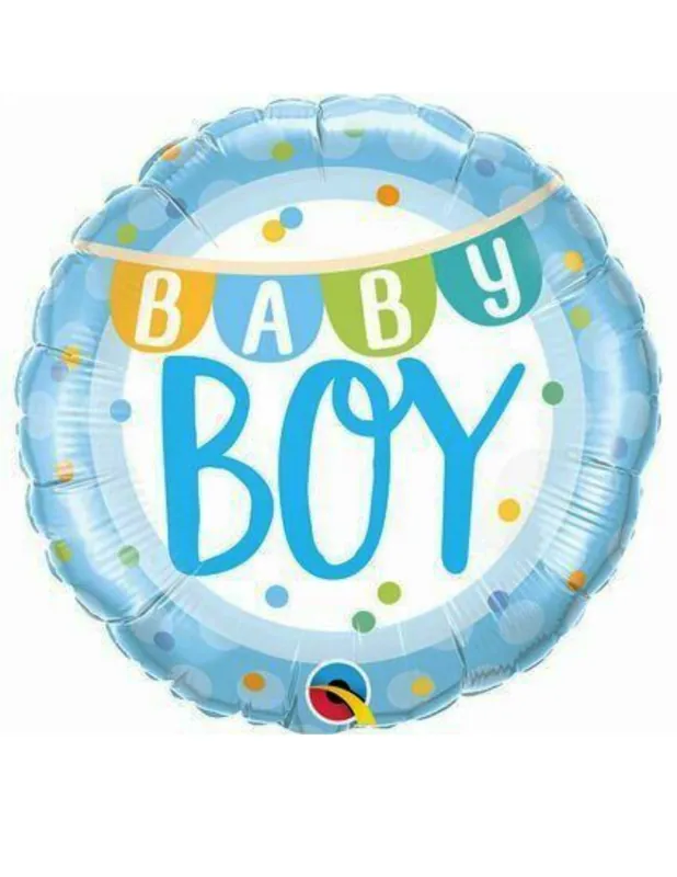 Palloncino Per Feste Baby Boy 18" 46cm Mylar