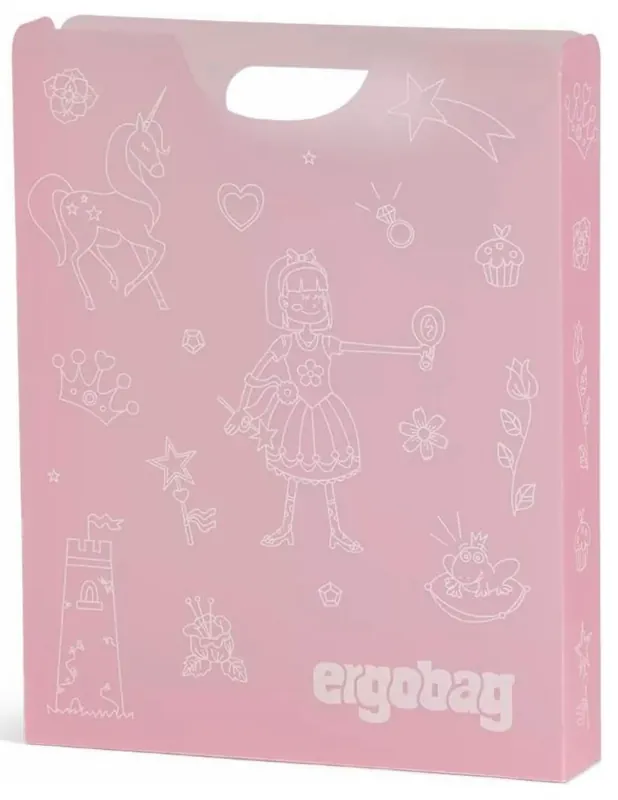 Box Portaquaderni Documenti Ergobag Principessa Unicorno Rosa