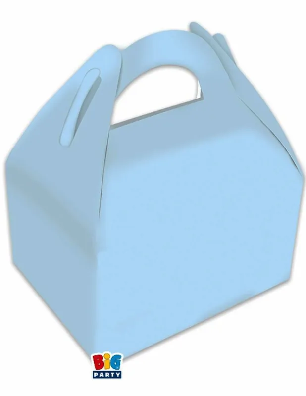 Scatola Happy Box In Carta Celeste 6pz 18cm