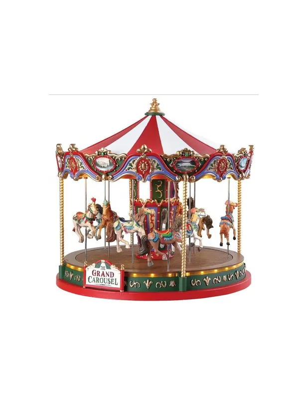 Carillon Lemax "The Grand Carousel" Villaggio Natalizio