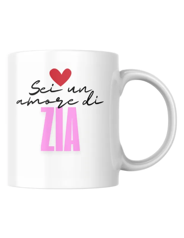 Tazza In Ceramica Zia Dedica Speciale