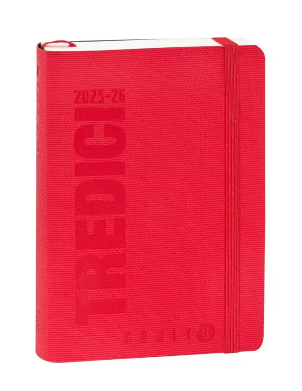 Agenda Giornaliera 13 Mesi 2025/26 Comix Mini U Yourself Rosso