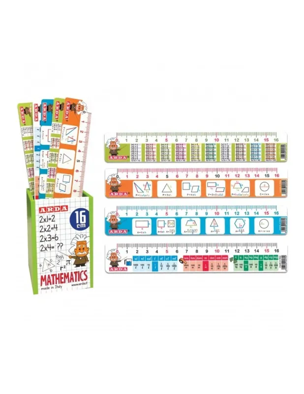 Righello Con Formule Mathematics 16cm
