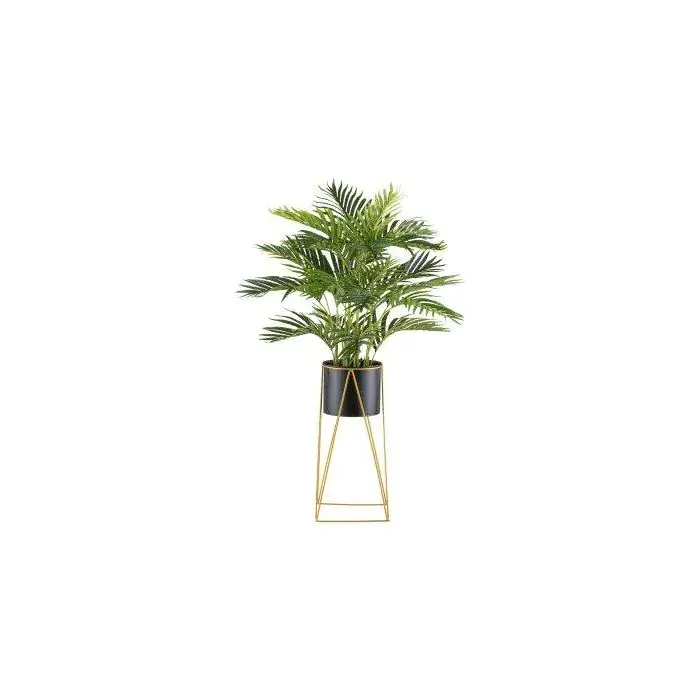Palma artificiale Kentia WILSON in vaso di metallo, con supporto, 110 cm