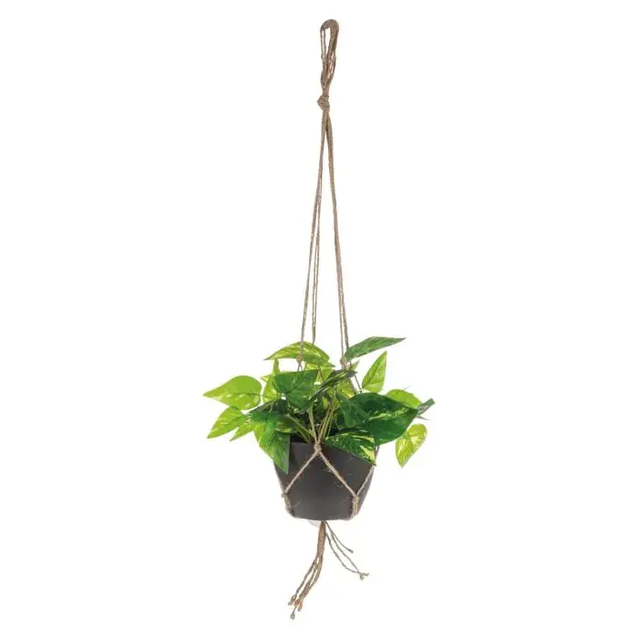 Edera artificiale CASON in vaso decorativo, verde, 60 cm