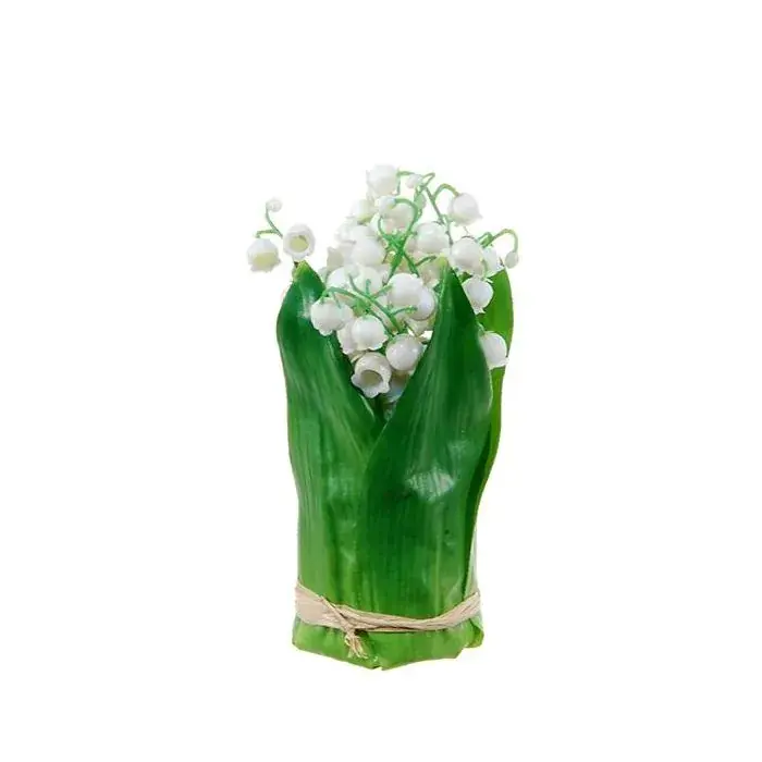 Composizione floreale artificiale di Mughetto IKENNA, bianco, 15cm, Ø6cm