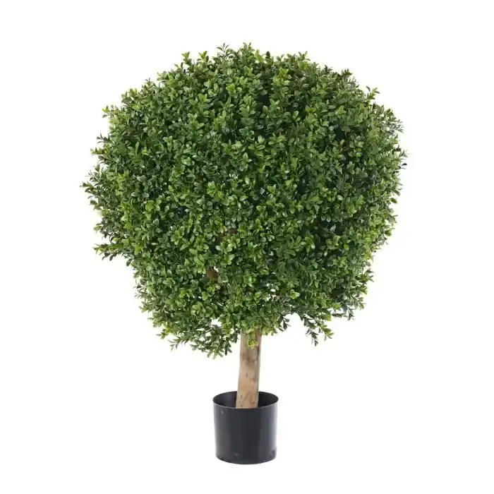 Bussolo artificiale TOM, tronco naturale, 80 cm, Ø 60 cm