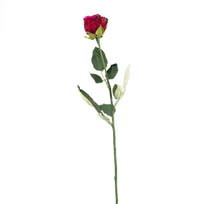 Rosa artificiale FREIDA, Eco Collection, rosa scuro, 60 cm, Ø 4 cm