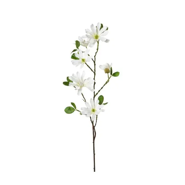 Ramo di magnolia stellata artificiale BLOVI, crema, 85 cm