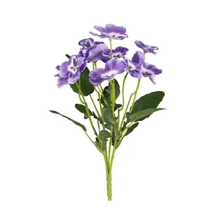 Fiore artificiale violetta ZELKARO, bastoncino, lilla, 35 cm