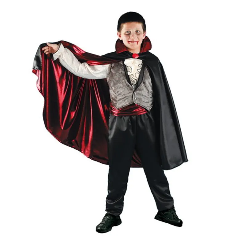 COSTUME DA VAMPIRO HALLOWEEN PER BIMBI 7/8 ANNI