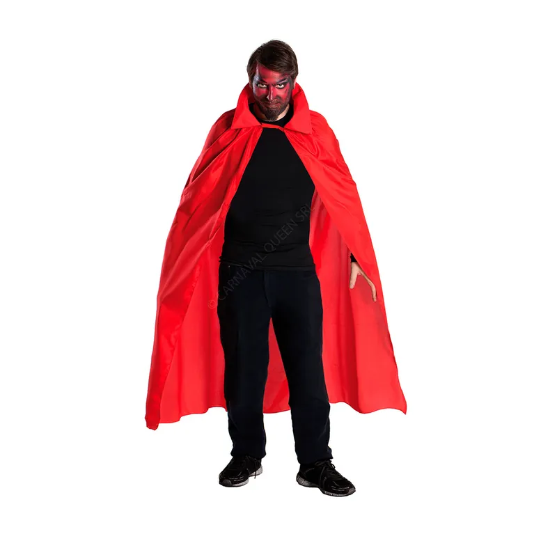 COSTUME MANTELLO ROSSO CARNAVAL QUEEN ADULTO