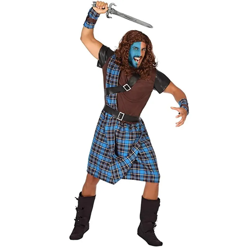 COSTUME UOMO STILE SCOZZESE TAGLIA M-L ATOSA