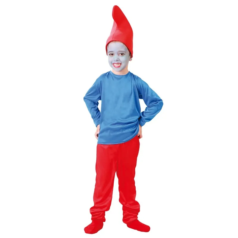 COSTUME NANETTO ROSSO BAMBINO 5-7 ANNI GUIRCA