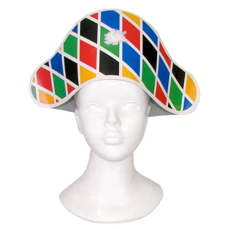 CAPPELLO DA CLOWN COLORATO FUNNY FASHION