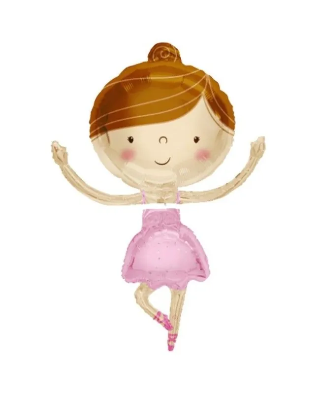 Palloncino 36" Super Shape mylar Ballerina