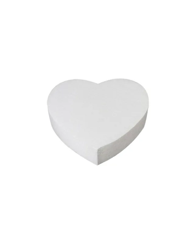 Base per torta di polistirolo Cuore H5x15cm