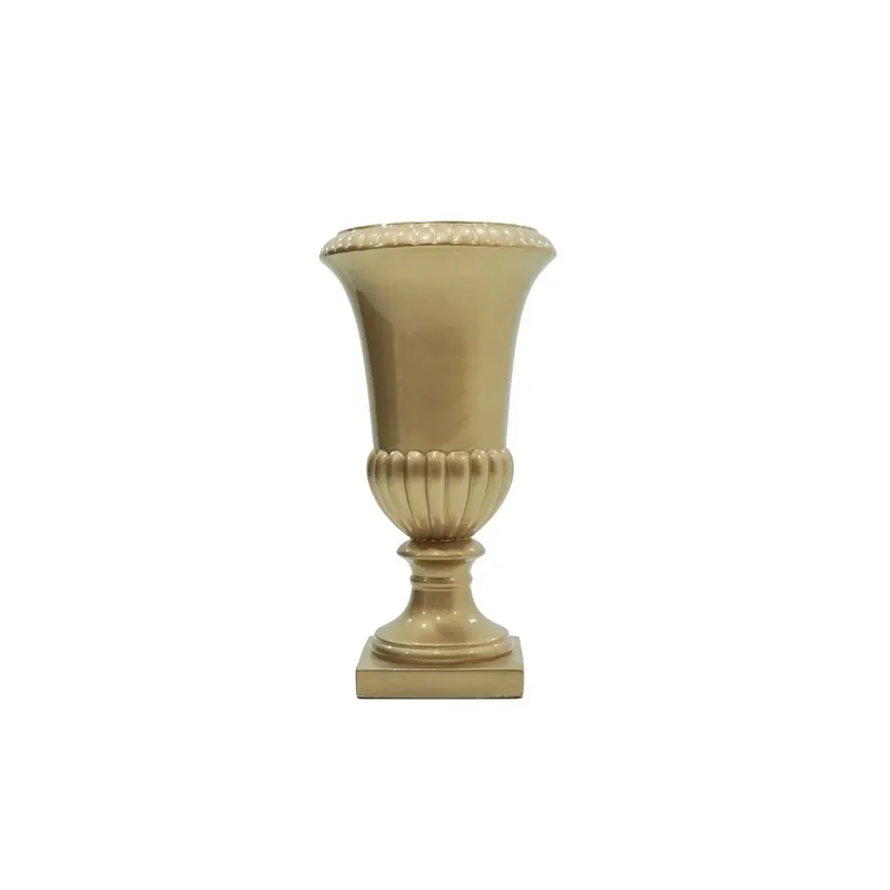 Vaso in Vetroresina Oro H.92 cm
