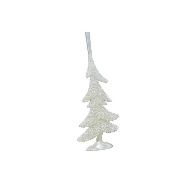 Alberello Natalizio Bianco Perlato H.15 cm