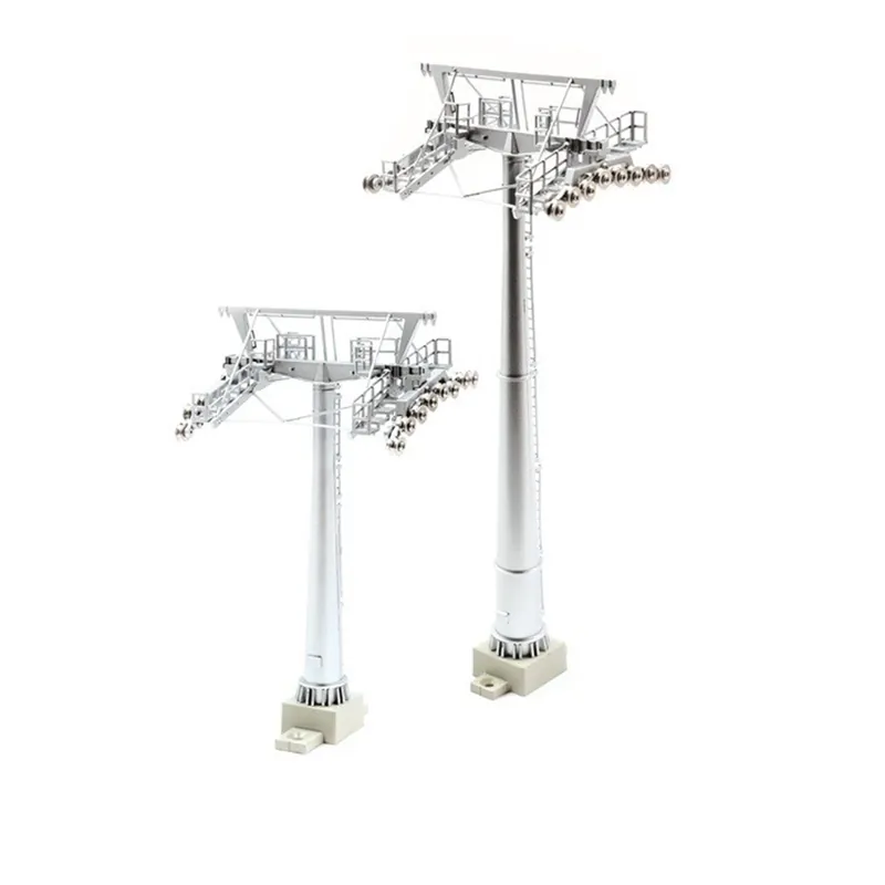 Piloni telescopici "Ski Lift" per villaggio Natalizio set da 2