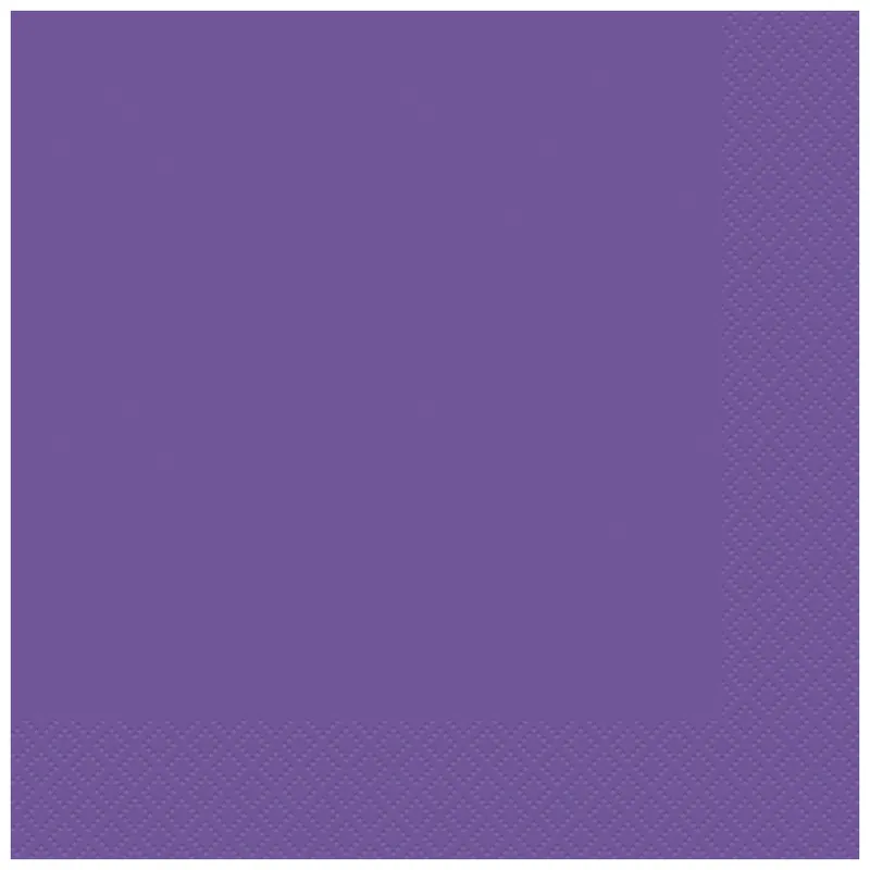 Tovaglioli viola neon a 2 strati 33cm 20pz