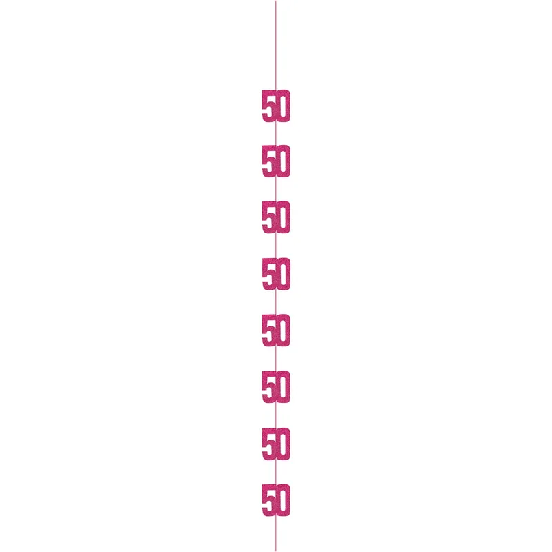 50 Anni Decorazione appesa Rosa 1,52m