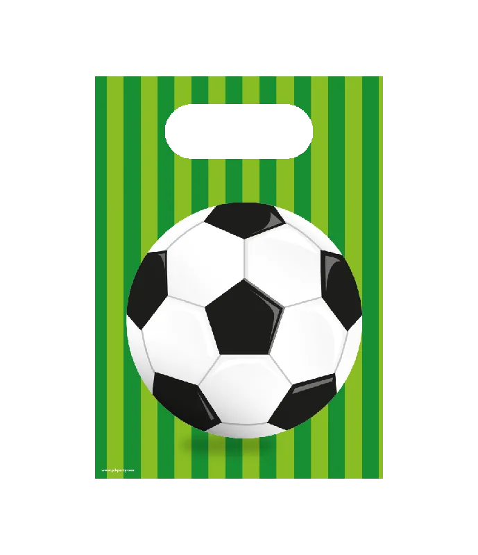 Sacchetti per il calcio verde 6 pezzi