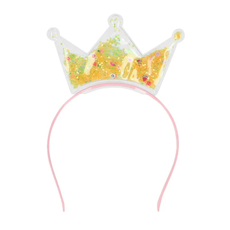 Fascia per capelli principessa Corona scintillante