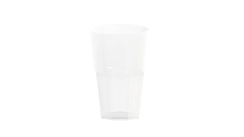 Tazze glassate riutilizzabili 400ml 10pz