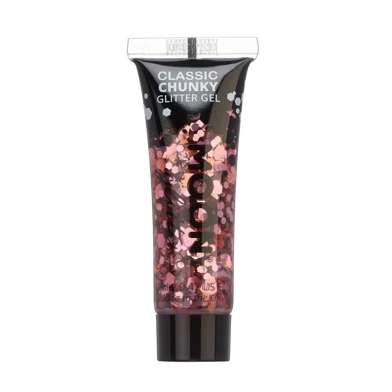 Moon Glitter Classic Chunky Gel Glitterato Rosa 12ml