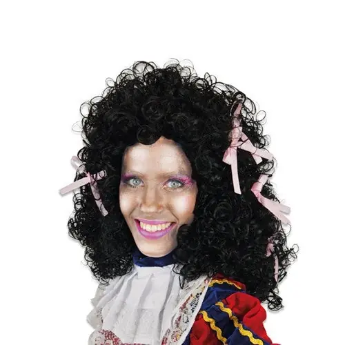 Pietenpruik Donna Wetlook Met Roze strikjes