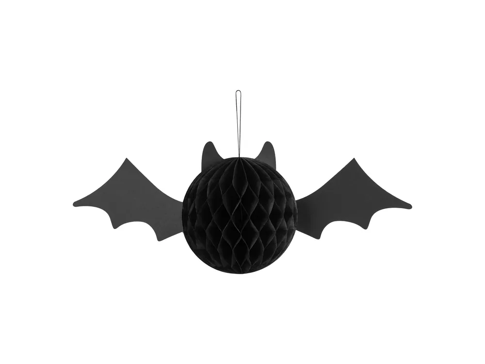 Pipistrello di Halloween a nido d‘ape 45 cm