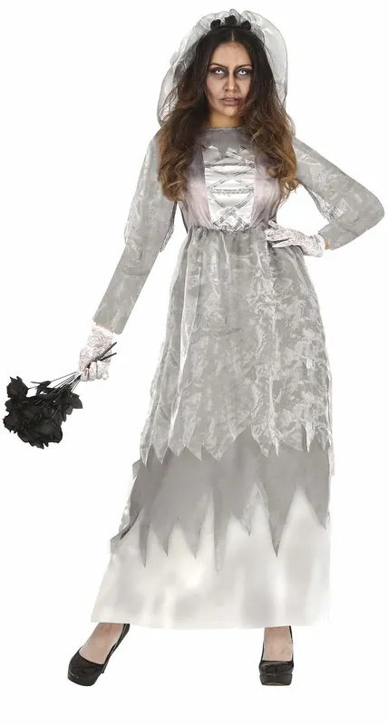 Costume di Halloween da donna da sposa fantasma