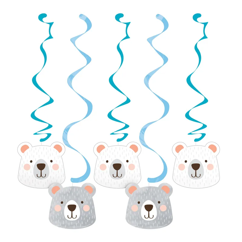 Decorazione da appendere Orso 5 pezzi